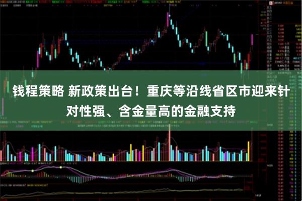 钱程策略 新政策出台！重庆等沿线省区市迎来针对性强、含金量高的金融支持