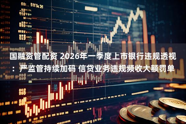 国融资管配资 2026年一季度上市银行违规透视：严监管持续加码 信贷业务违规频收大额罚单